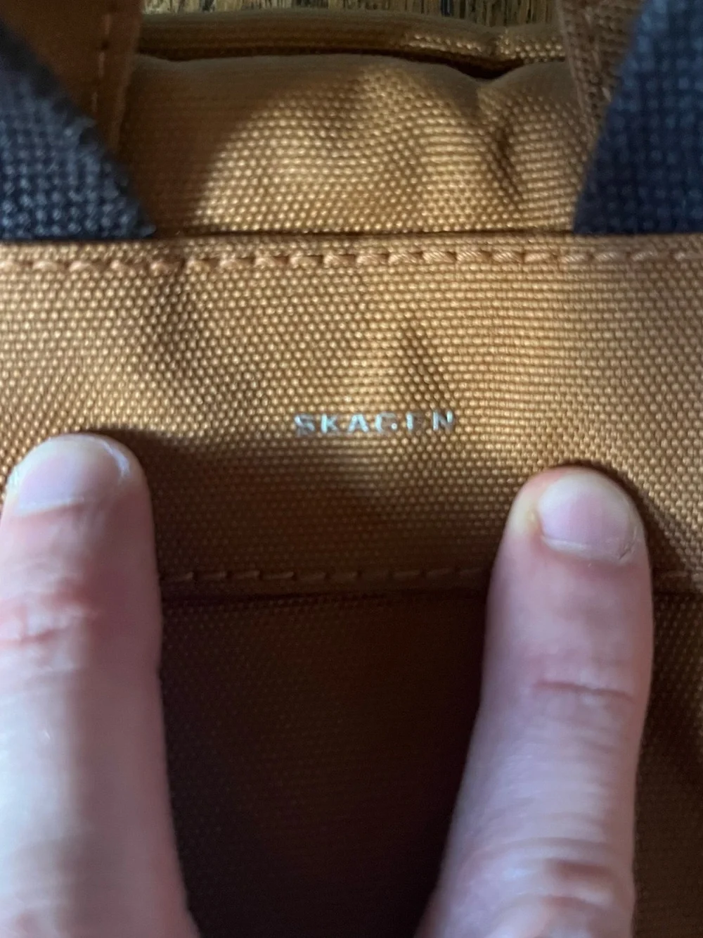 Brand New Skagen Two-Tone Canvas Backpack